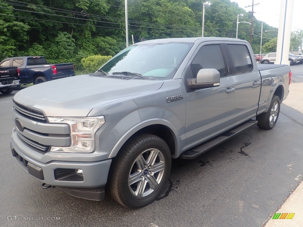 2019 F150 Lariat SuperCrew 4x4 - Abyss Gray / Black photo #7