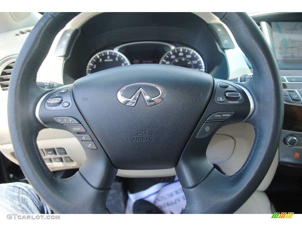2015 QX60 3.5 AWD - Black Obsidian / Wheat photo #12