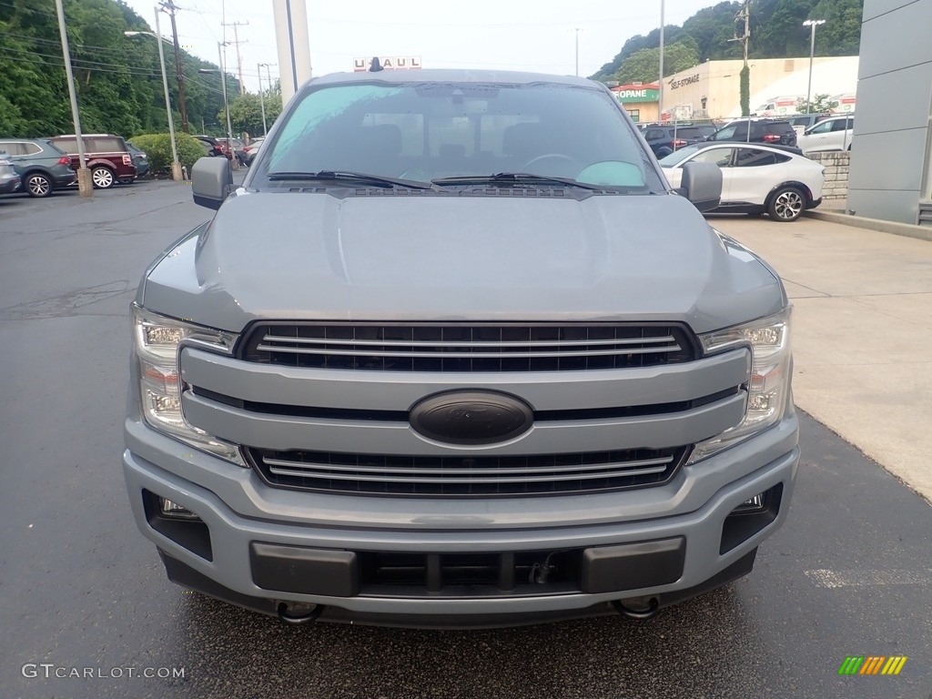 2019 F150 Lariat SuperCrew 4x4 - Abyss Gray / Black photo #8