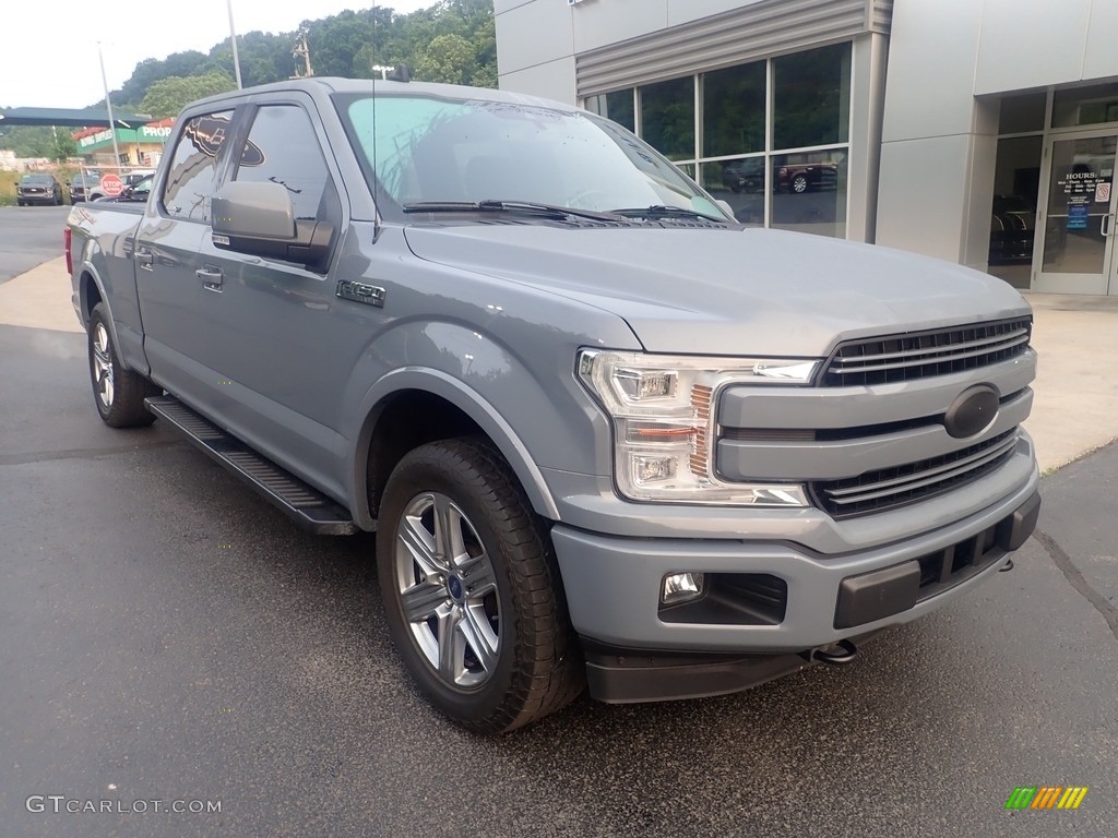 2019 F150 Lariat SuperCrew 4x4 - Abyss Gray / Black photo #9