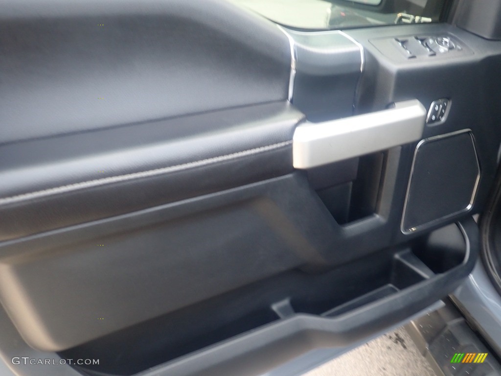2019 F150 Lariat SuperCrew 4x4 - Abyss Gray / Black photo #20