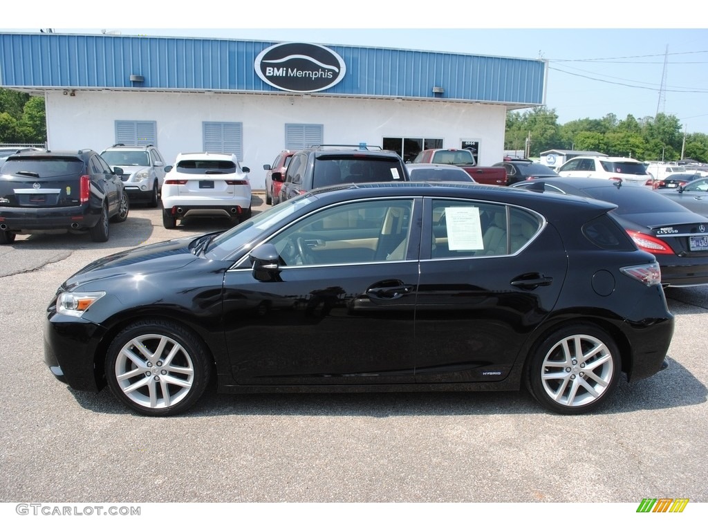 2015 CT 200h Hybrid - Obsidian Black / Parchment photo #2