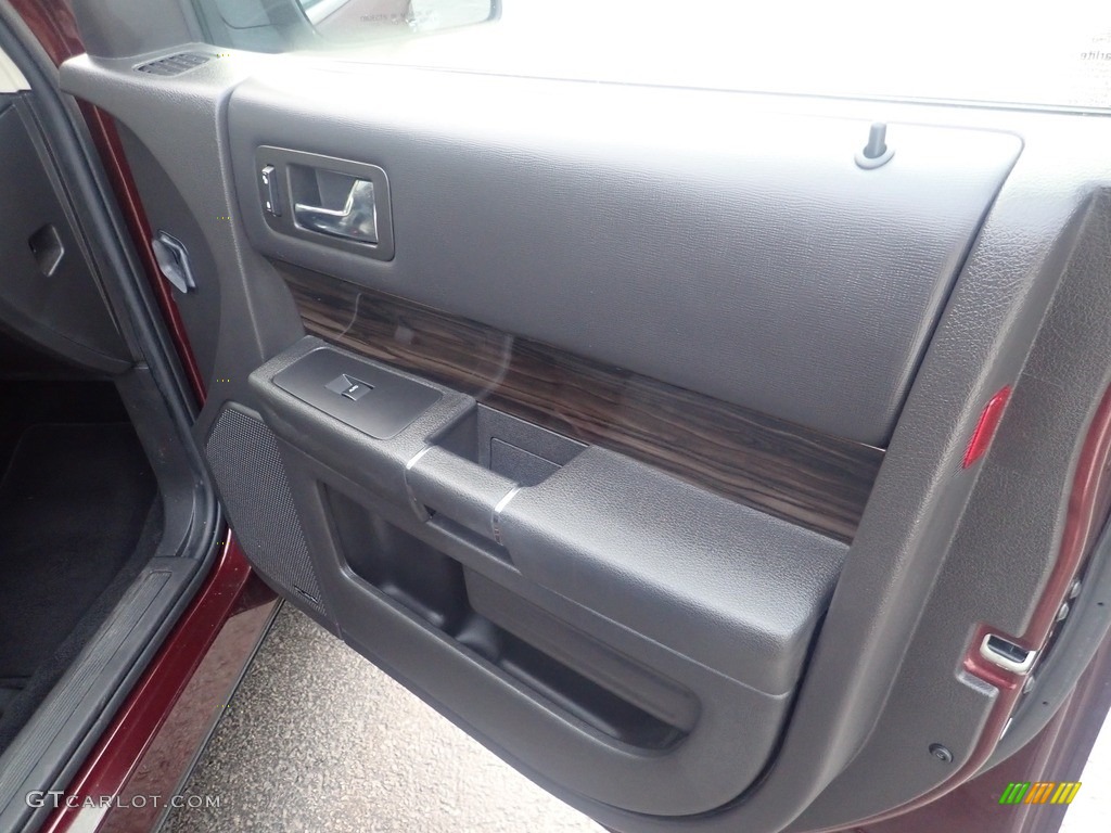 2019 Ford Flex SEL AWD Charcoal Black Door Panel Photo #146194586