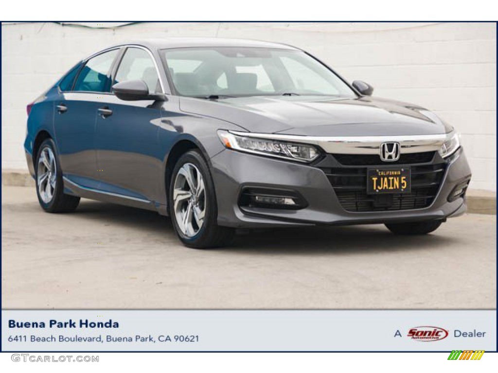 2018 Accord EX-L Sedan - Modern Steel Metallic / Gray photo #1