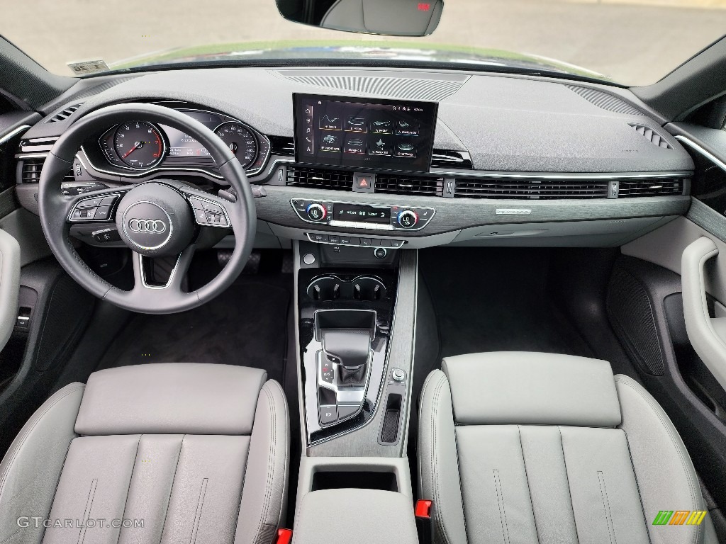 Rock Gray Interior 2021 Audi A4 Premium quattro Photo #146195356