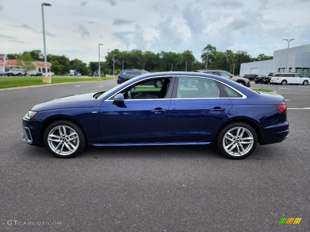 Navarra Blue Metallic 2021 Audi A4 Premium quattro Exterior Photo #146195436