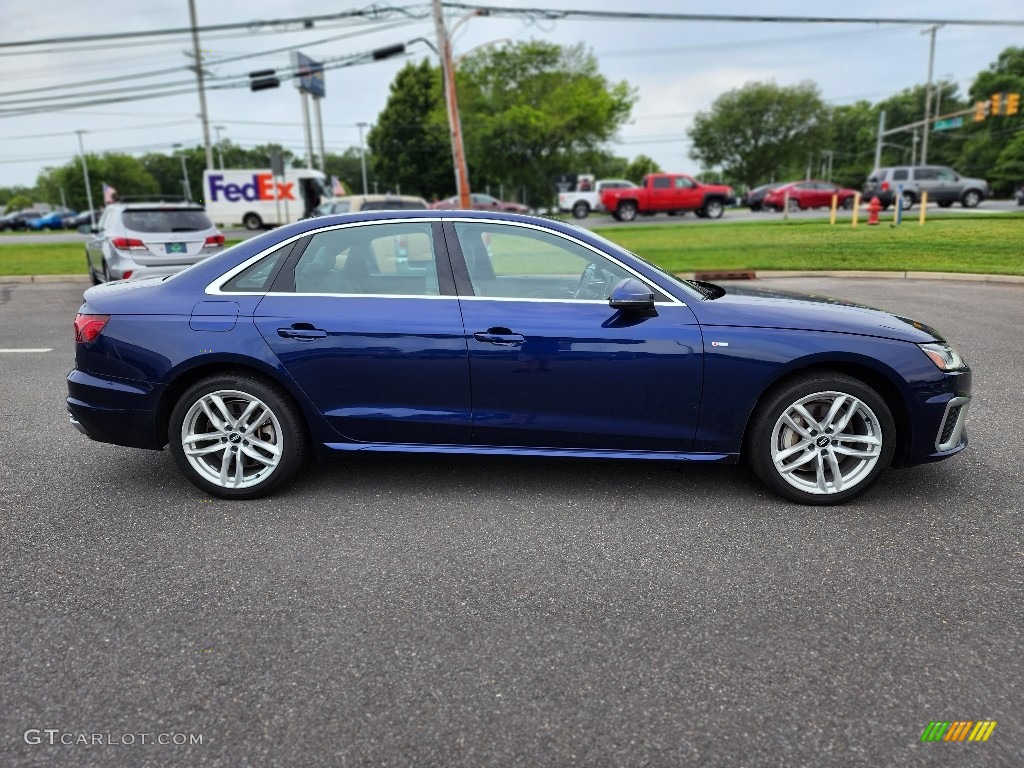 Navarra Blue Metallic 2021 Audi A4 Premium quattro Exterior Photo #146195536