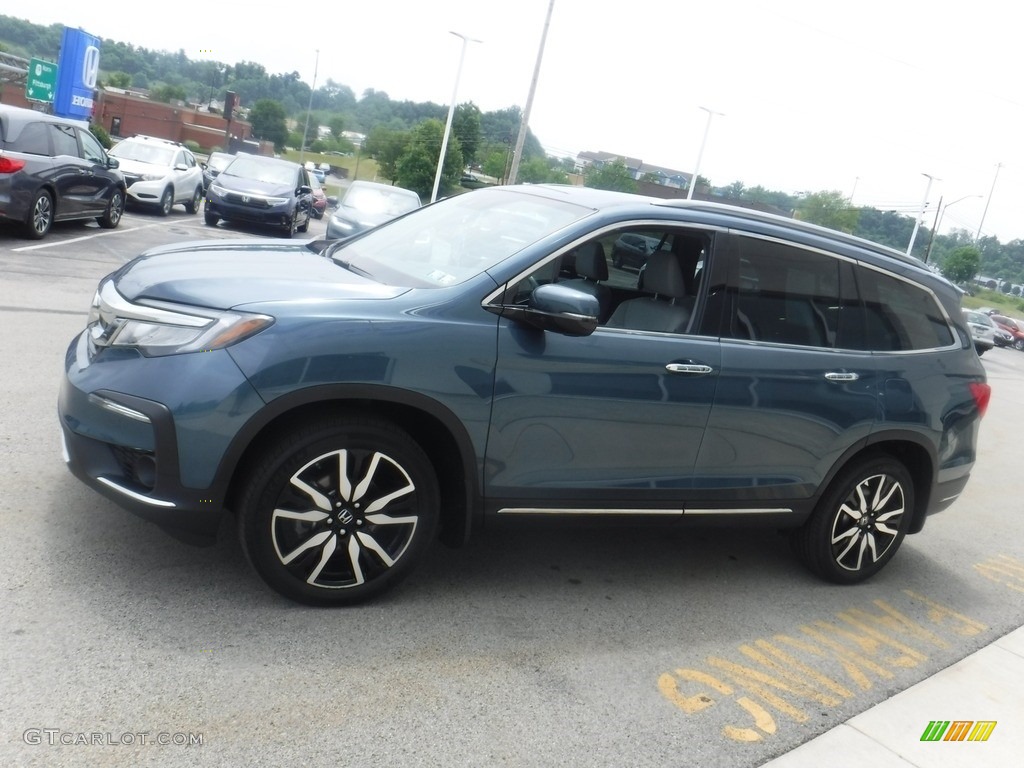 2020 Pilot Elite AWD - Steel Sapphire Metallic / Gray photo #5