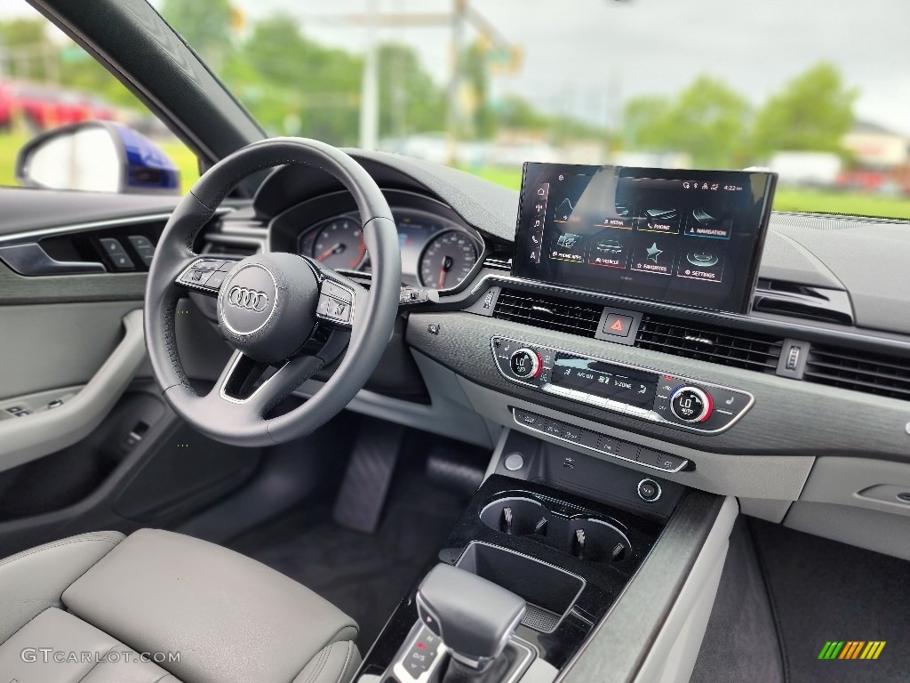 2021 Audi A4 Premium quattro Rock Gray Dashboard Photo #146195652