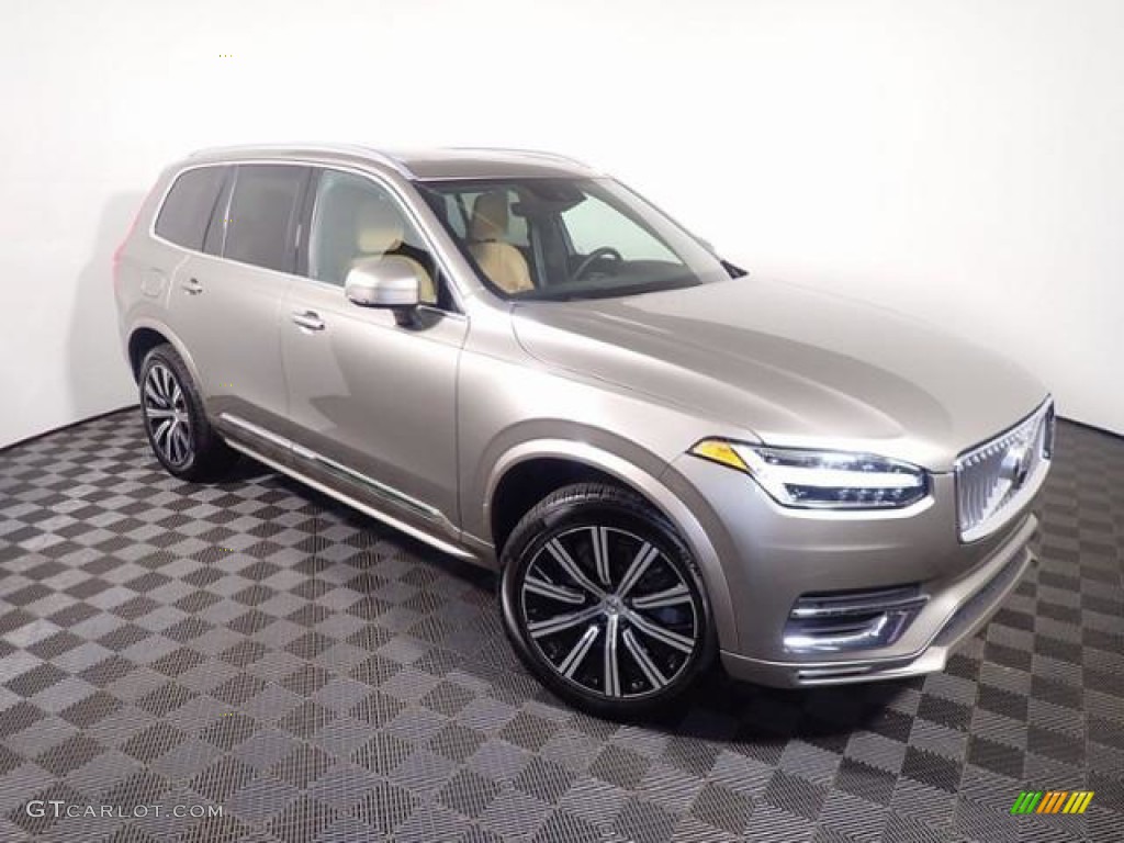 2022 XC90 T6 AWD Inscription - Pebble Gray Metallic / Amber photo #5