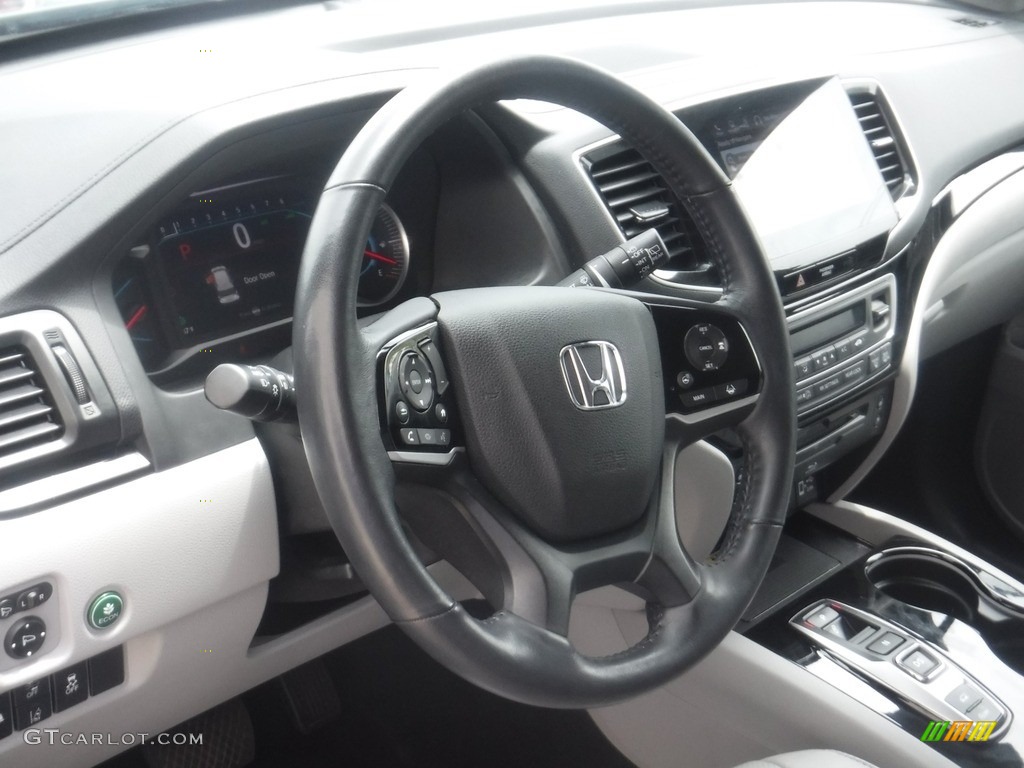 2020 Honda Pilot Elite AWD Gray Dashboard Photo #146195853