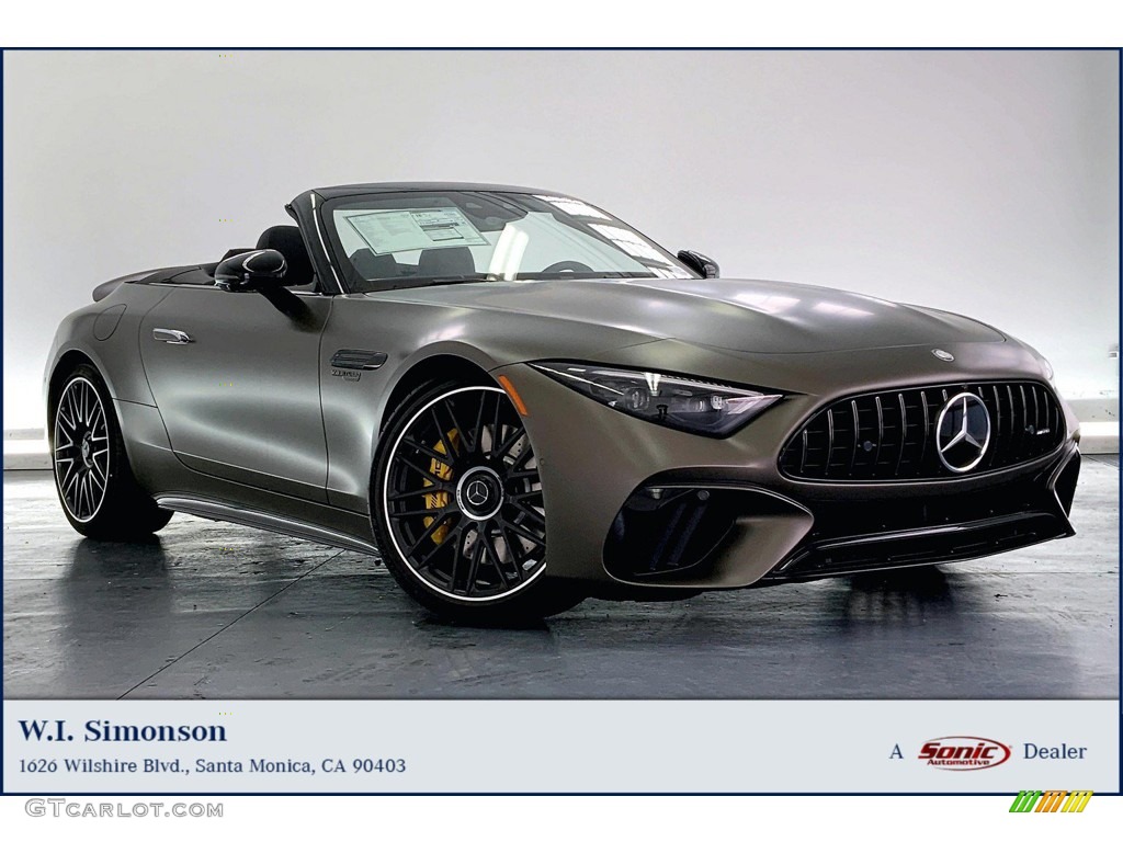 2023 SL AMG 63 Roadster - Monza Gray Magno (Matte) / Black photo #1