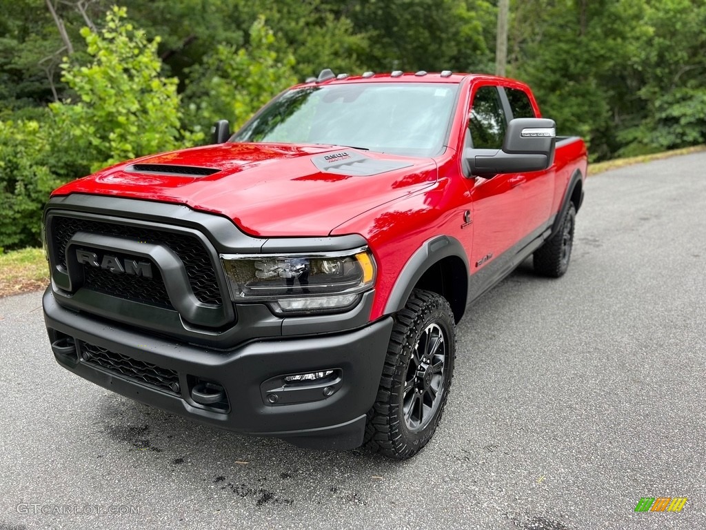 2023 2500 Power Wagon Crew Cab 4x4 - Flame Red / Black photo #2