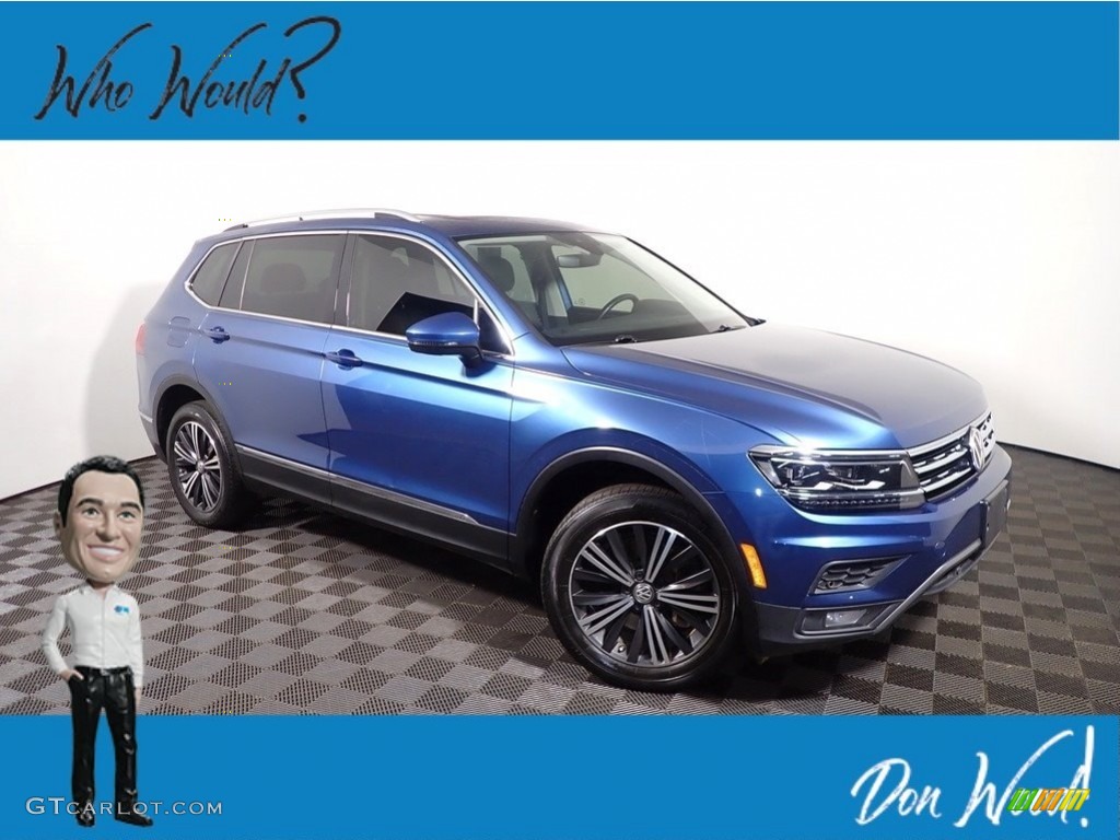 2019 Tiguan SEL Premium 4MOTION - Blue Silk Metallic / Titan Black photo #1