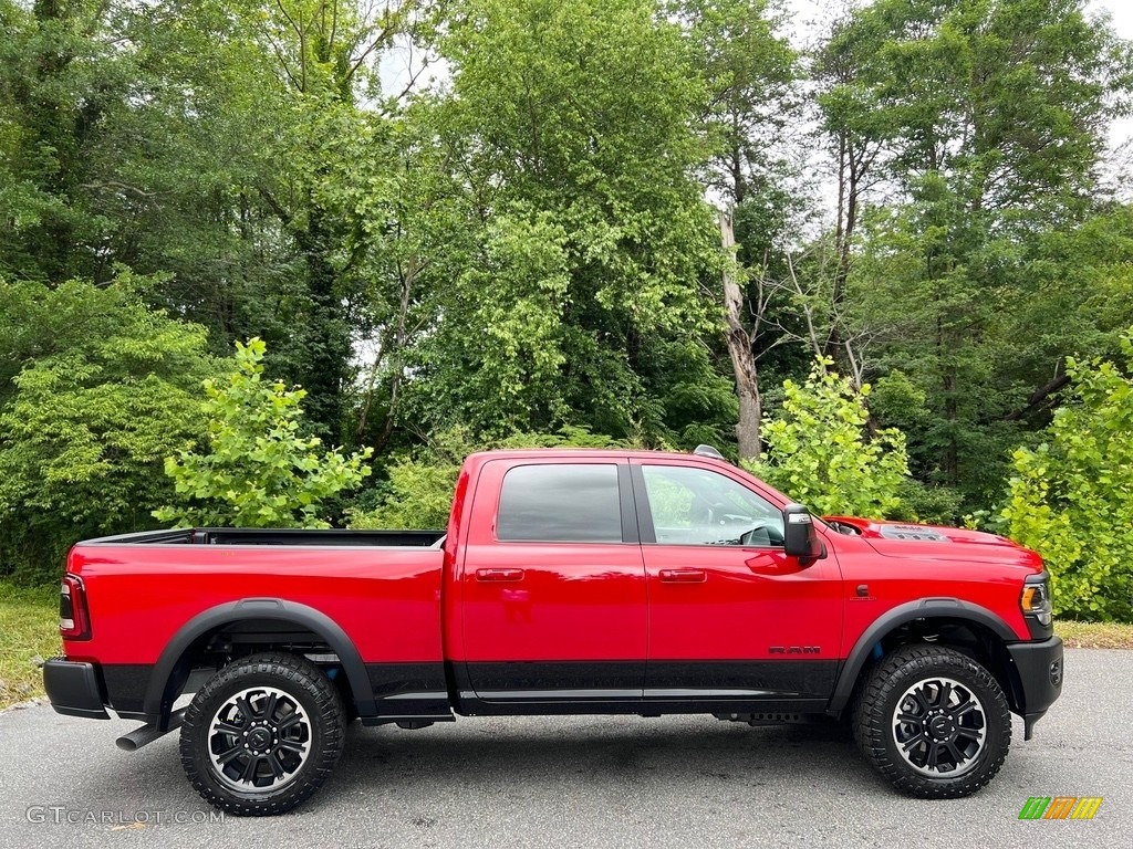 Flame Red 2023 Ram 2500 Power Wagon Crew Cab 4x4 Exterior Photo #146196588