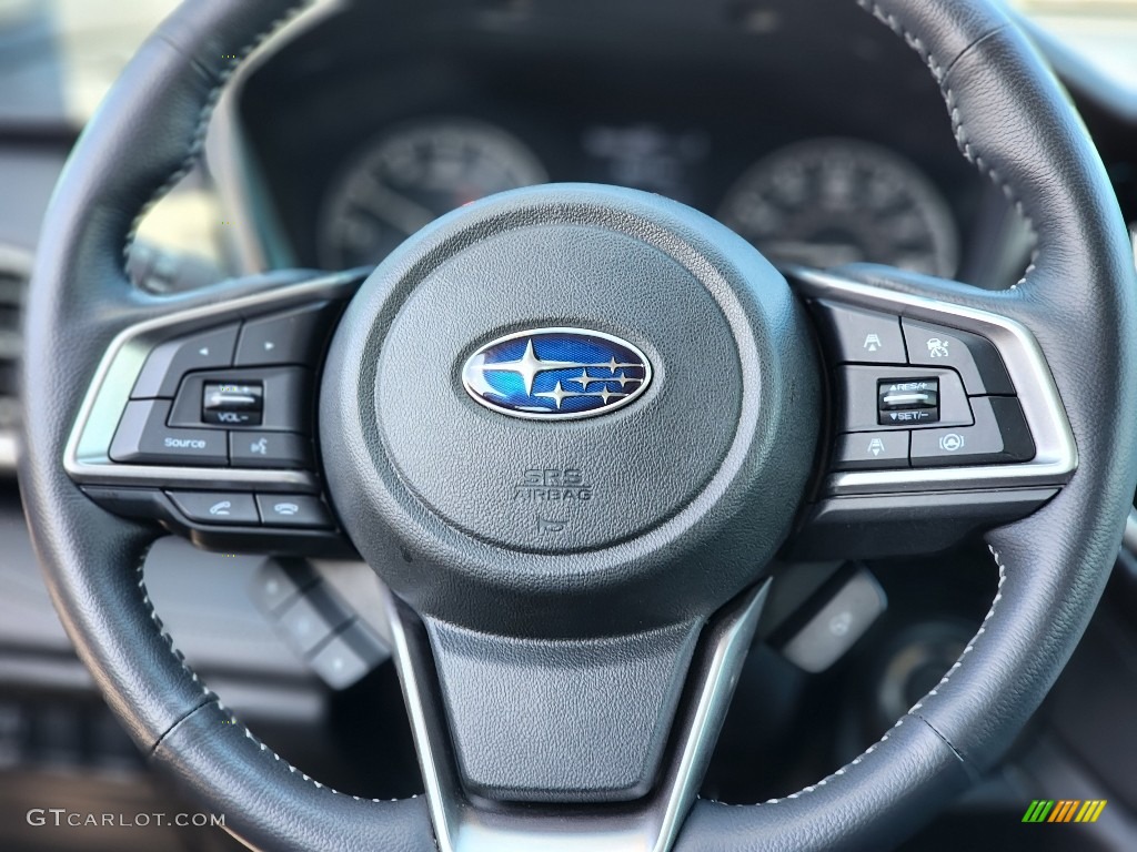 2022 Subaru Legacy Limited Slate Black Steering Wheel Photo #146196981