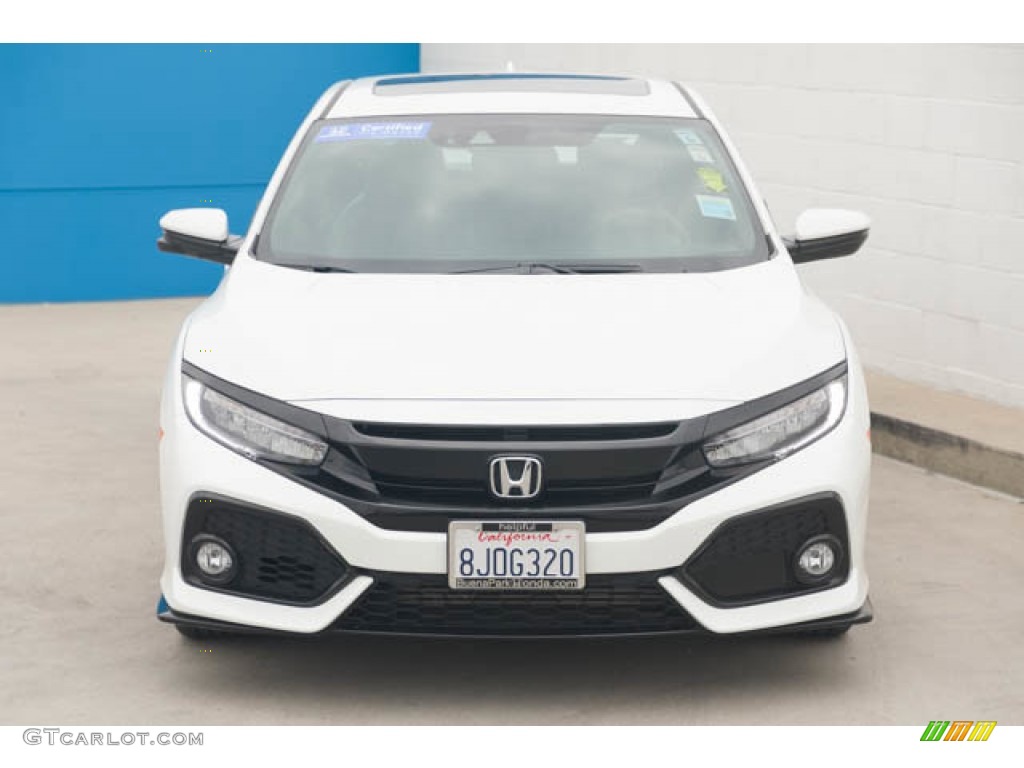 2019 Civic Sport Touring Hatchback - Taffeta White / Black photo #7