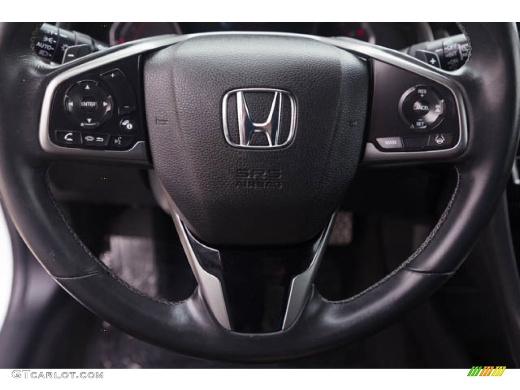 2019 Civic Sport Touring Hatchback - Taffeta White / Black photo #13