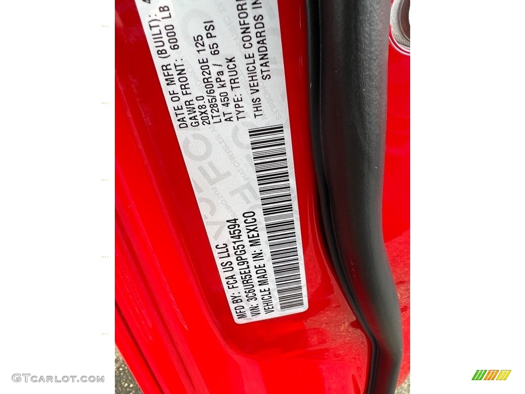 2023 2500 Power Wagon Crew Cab 4x4 - Flame Red / Black photo #42