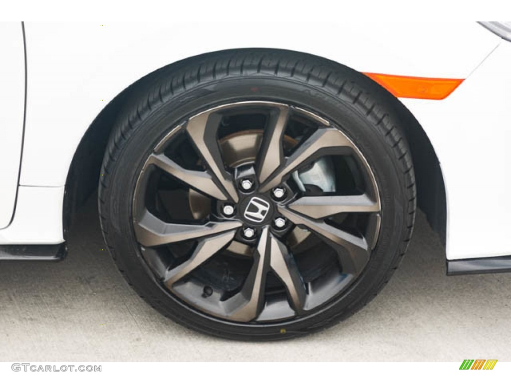 2019 Civic Sport Touring Hatchback - Taffeta White / Black photo #38