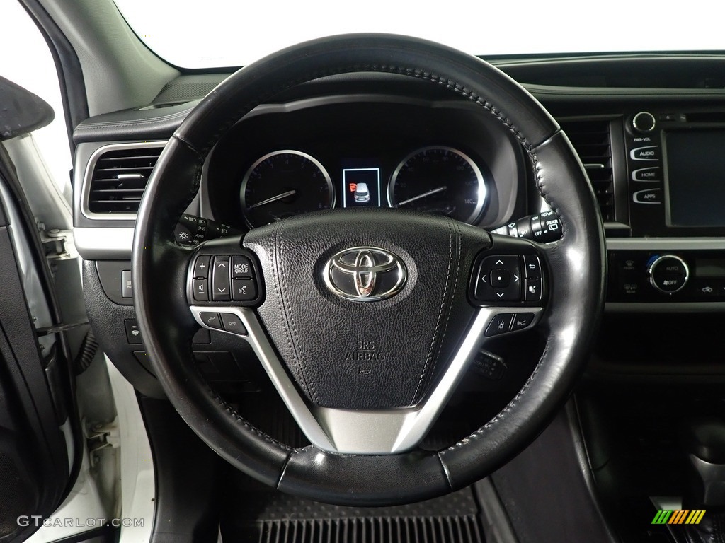 2019 Highlander XLE AWD - Blizzard Pearl White / Black photo #27