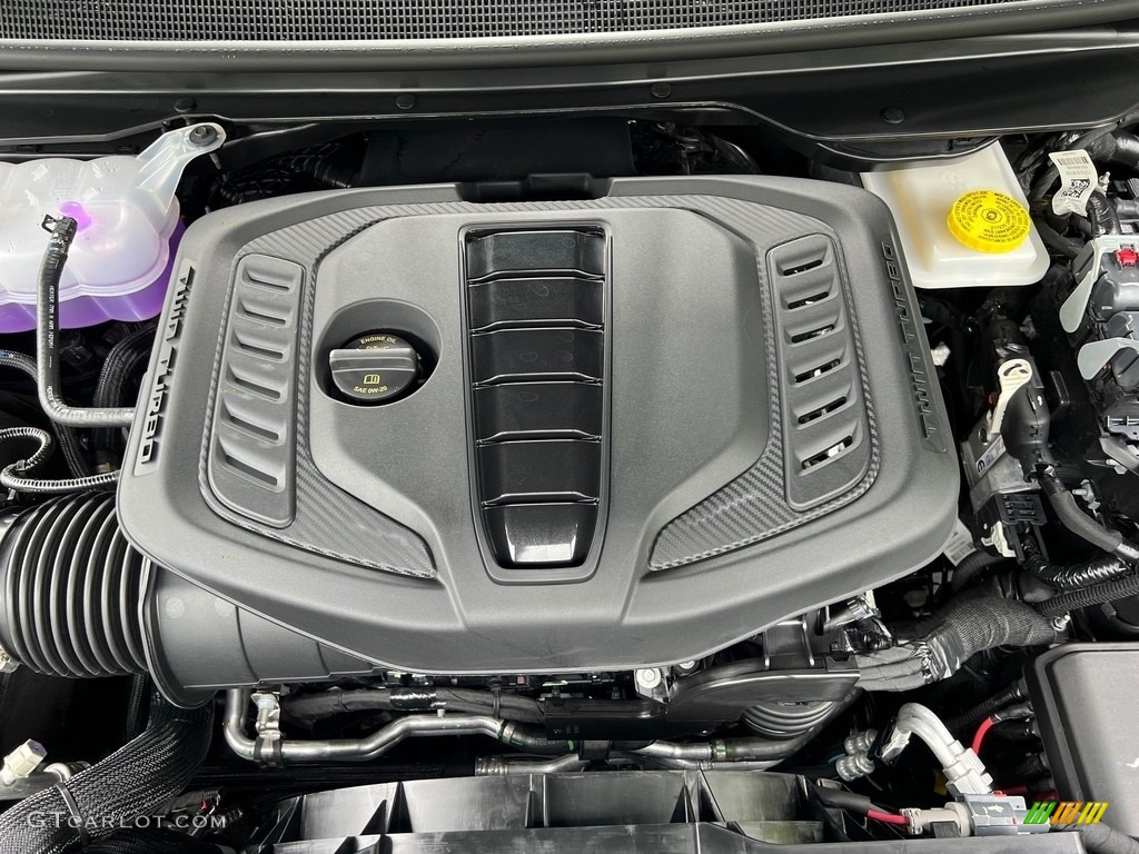 2023 Jeep Wagoneer L Series II 4x4 3.0 Liter Twin-Turbocharged DOHC 24-Valve VVT Hurricane Inline 6 Cylinder Engine Photo #146198520