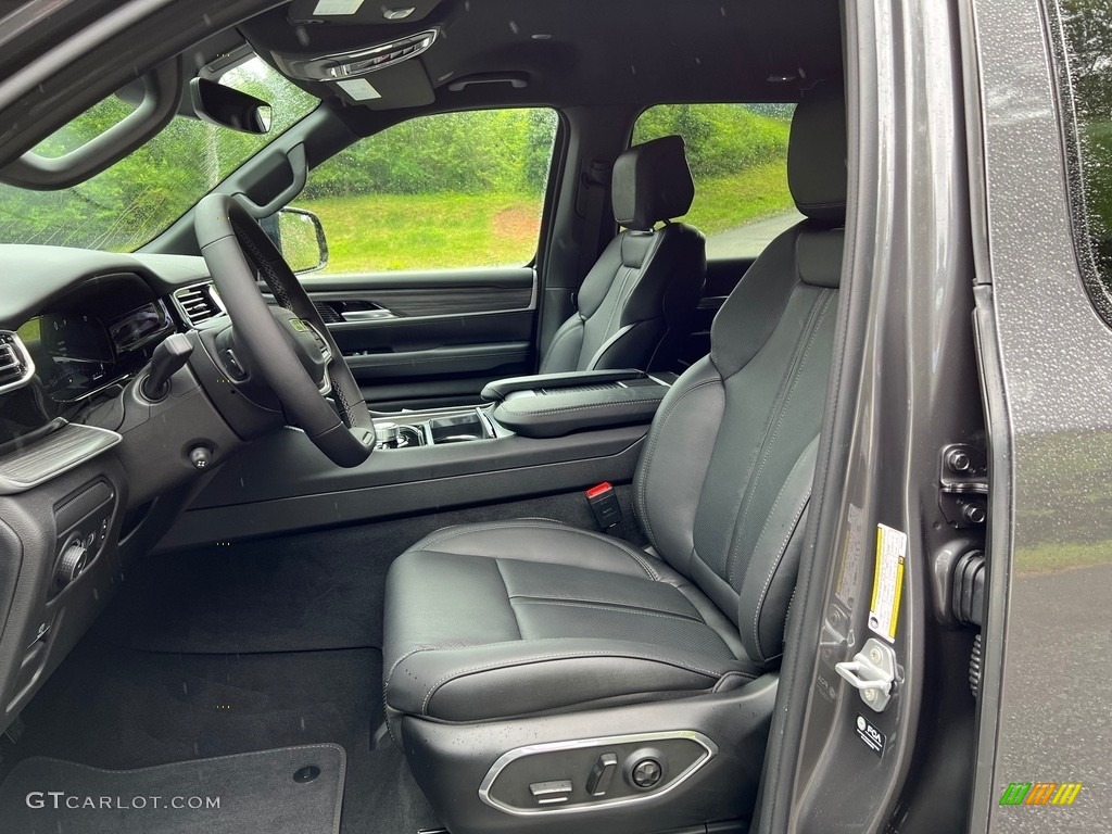 Global Black Interior 2023 Jeep Wagoneer L Series II 4x4 Photo #146198618