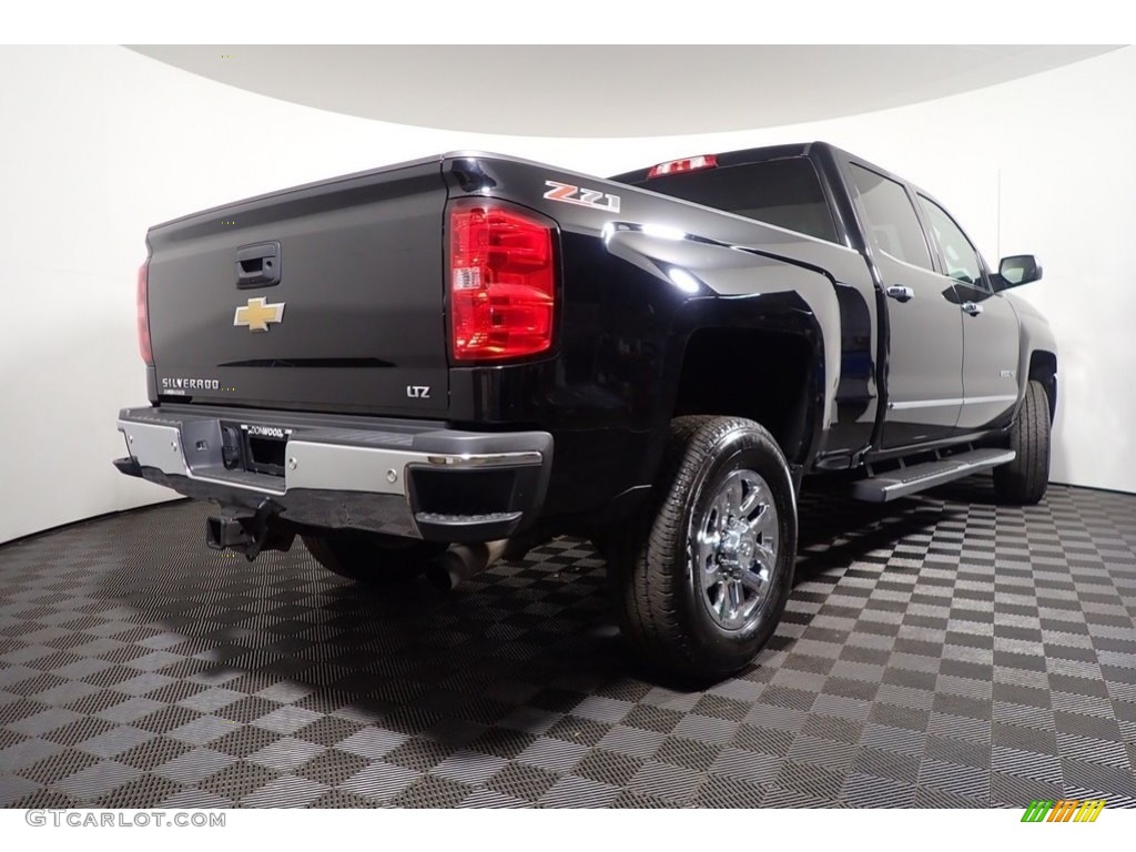 Black 2016 Chevrolet Silverado 2500HD LTZ Crew Cab 4x4 Exterior Photo #146198964