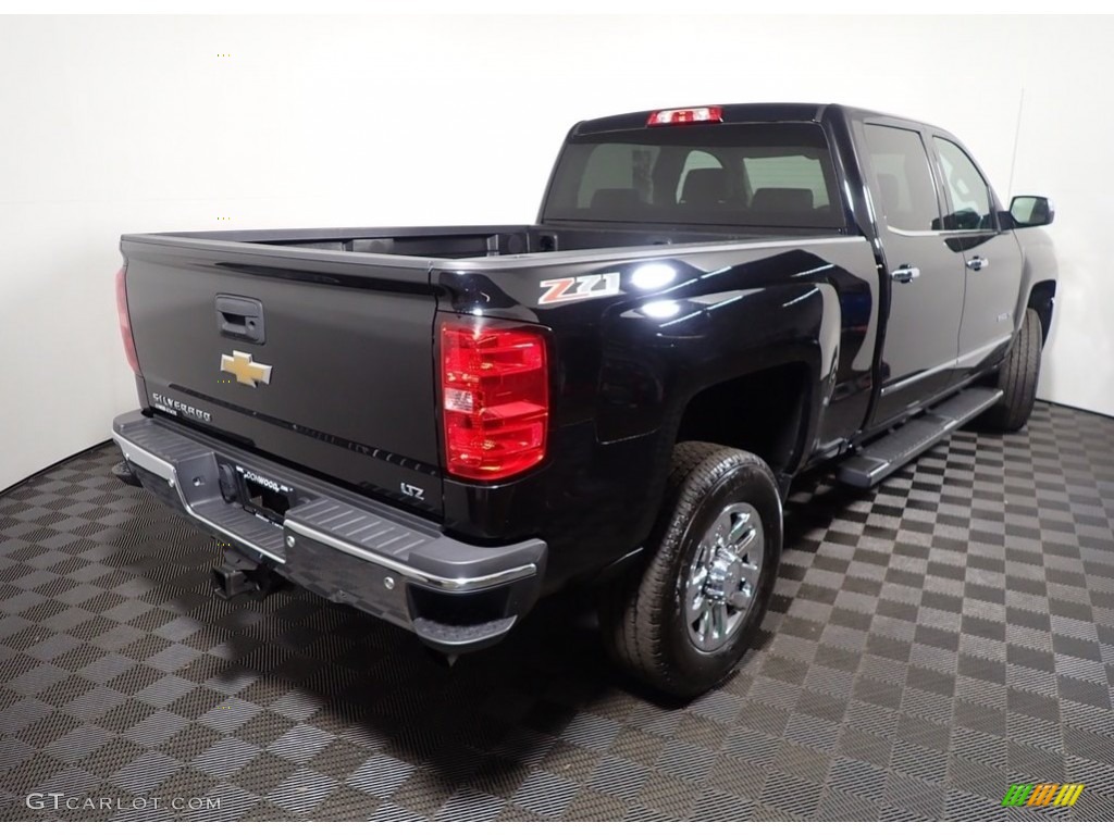Black 2016 Chevrolet Silverado 2500HD LTZ Crew Cab 4x4 Exterior Photo #146198985