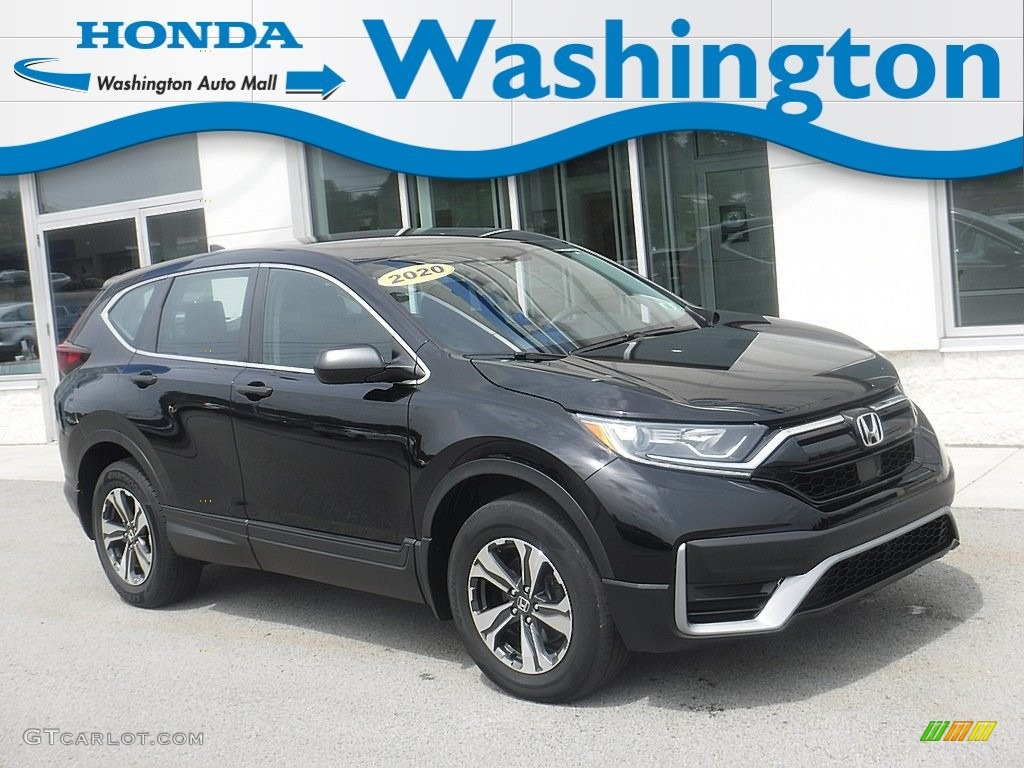 2020 CR-V LX AWD - Crystal Black Pearl / Black photo #1