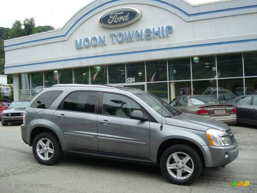 2005 Equinox LT AWD - Dark Silver Metallic / Light Gray photo #1