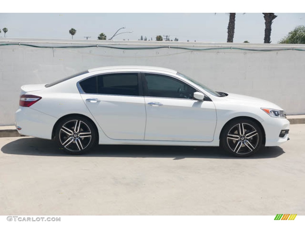 2017 Accord Sport Sedan - White Orchid Pearl / Black photo #12