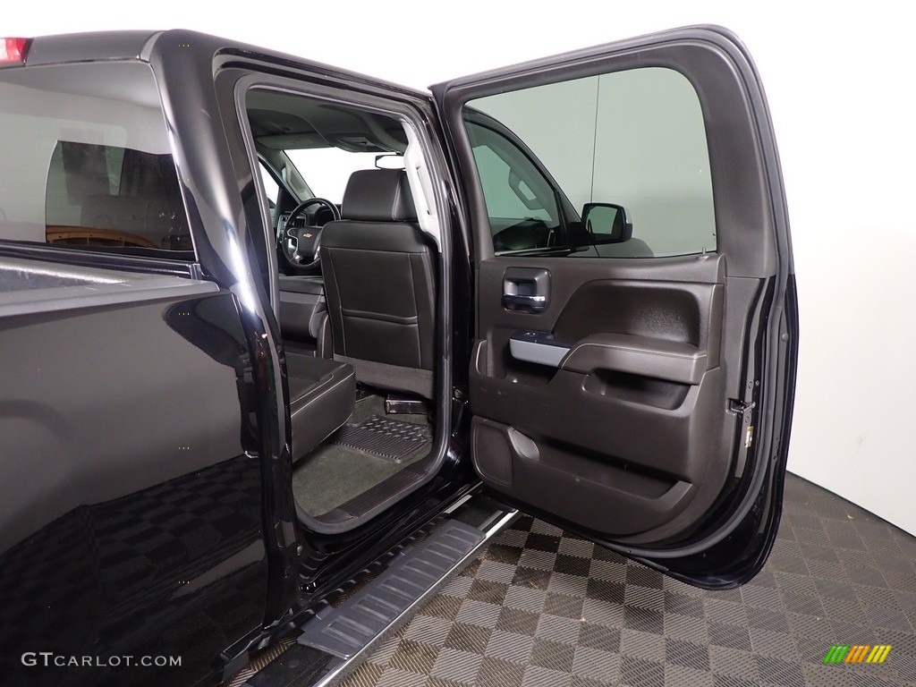 2016 Chevrolet Silverado 2500HD LTZ Crew Cab 4x4 Jet Black Door Panel Photo #146199390