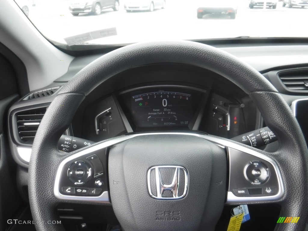 2020 Honda CR-V LX AWD Black Steering Wheel Photo #146199498
