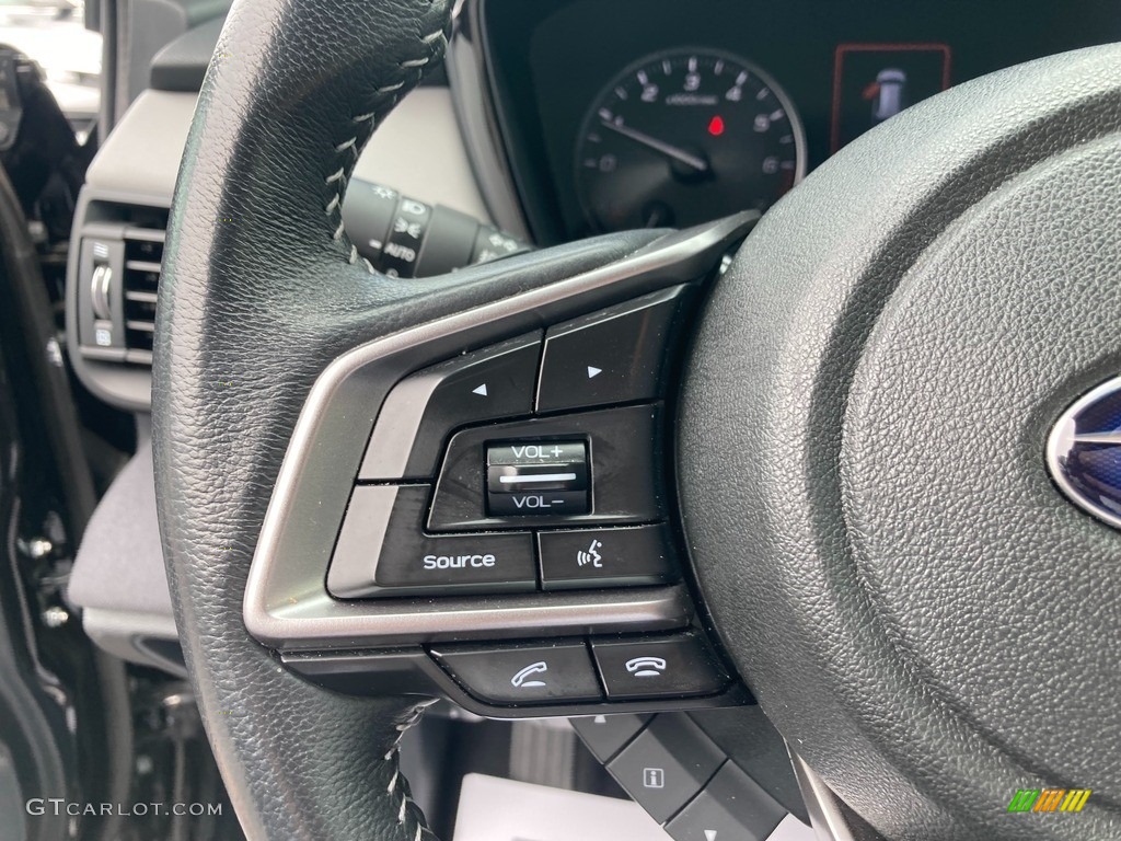 2022 Subaru Outback 2.5i Premium Titanium Gray Steering Wheel Photo #146199660