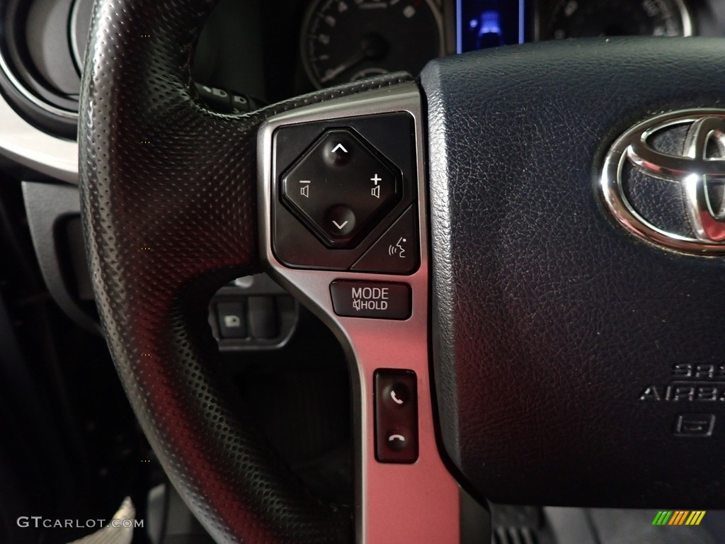 2018 Tacoma SR5 Double Cab 4x4 - Midnight Black Metallic / Cement Gray photo #24