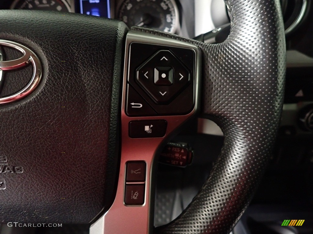 2018 Tacoma SR5 Double Cab 4x4 - Midnight Black Metallic / Cement Gray photo #25
