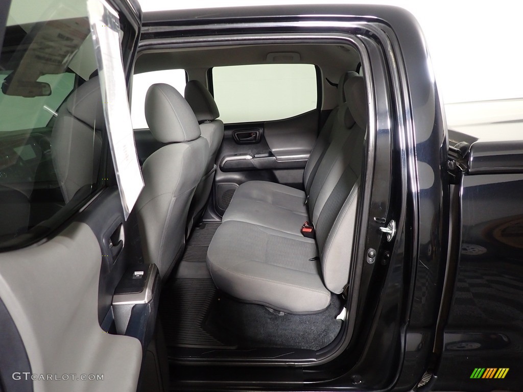 2018 Tacoma SR5 Double Cab 4x4 - Midnight Black Metallic / Cement Gray photo #31