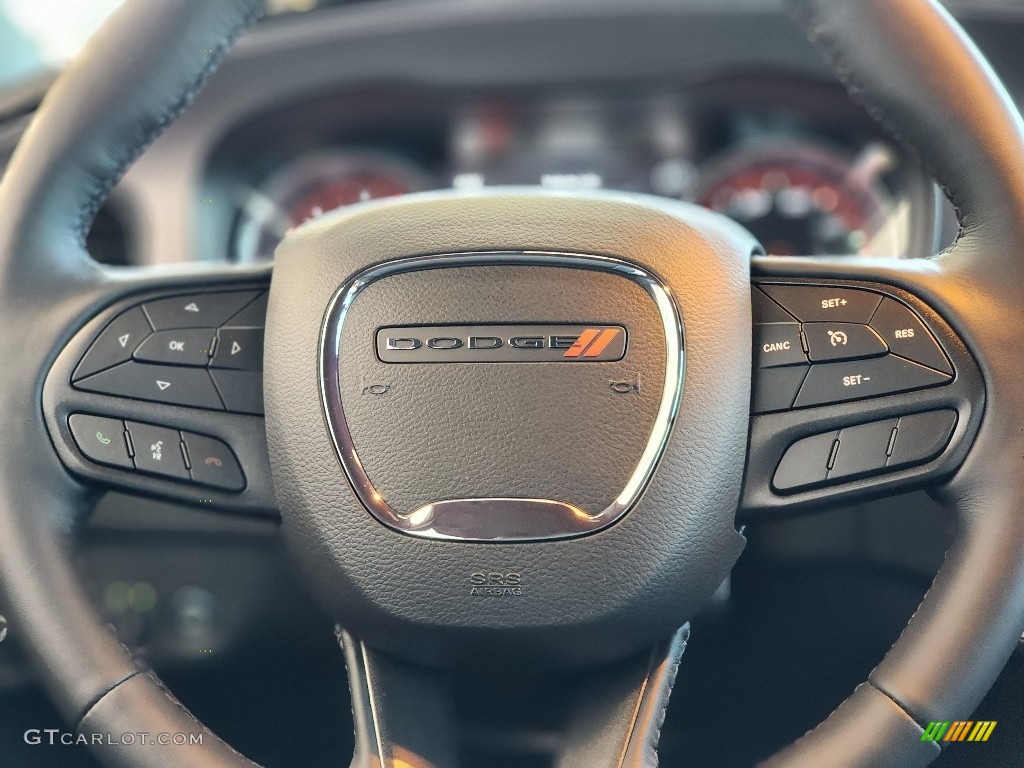 2023 Dodge Charger SXT Black Steering Wheel Photo #146200893