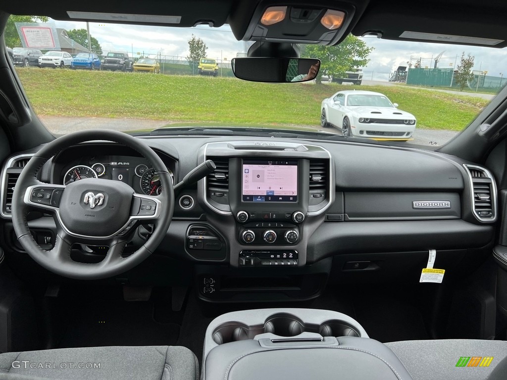 2023 Ram 2500 Big Horn Crew Cab 4x4 Black Dashboard Photo #146201025