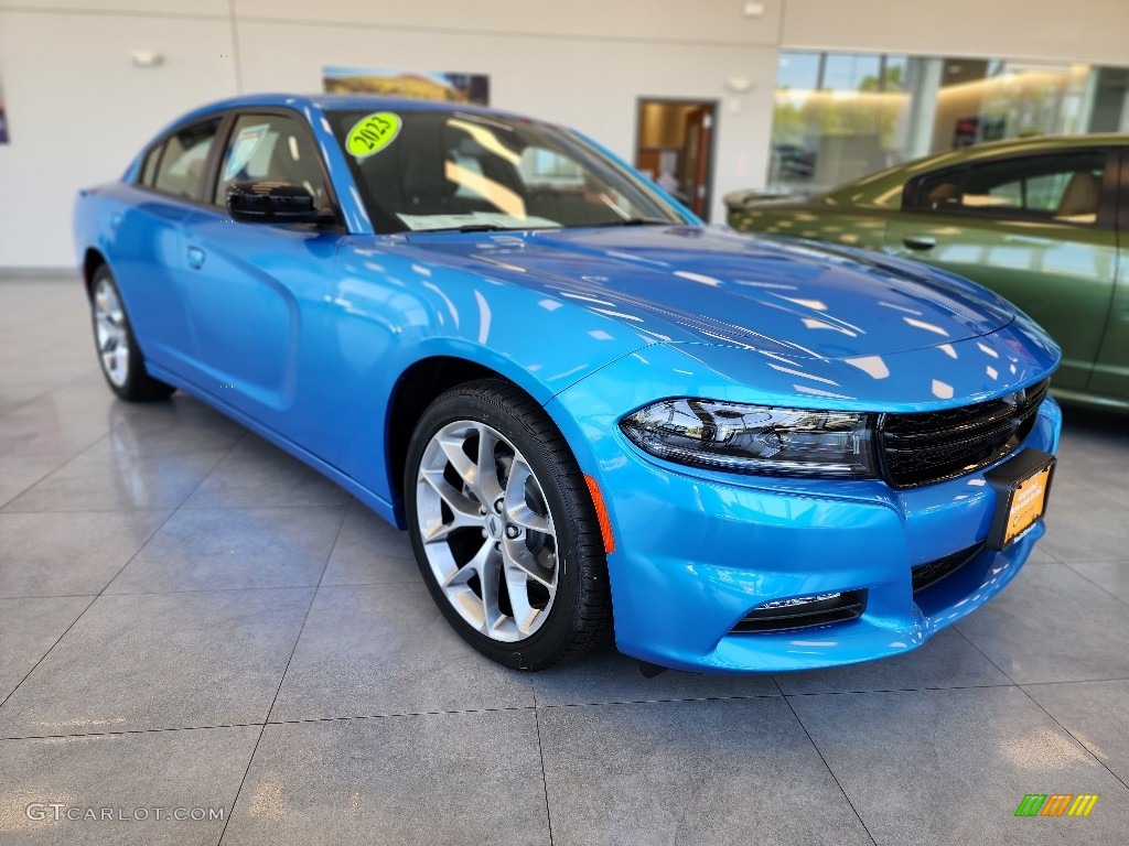 B5 Blue Pearl 2023 Dodge Charger SXT Exterior Photo #146201175