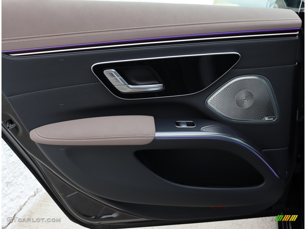 2023 Mercedes-Benz EQS 450+ Sedan Black/Sable Brown Door Panel Photo #146201283