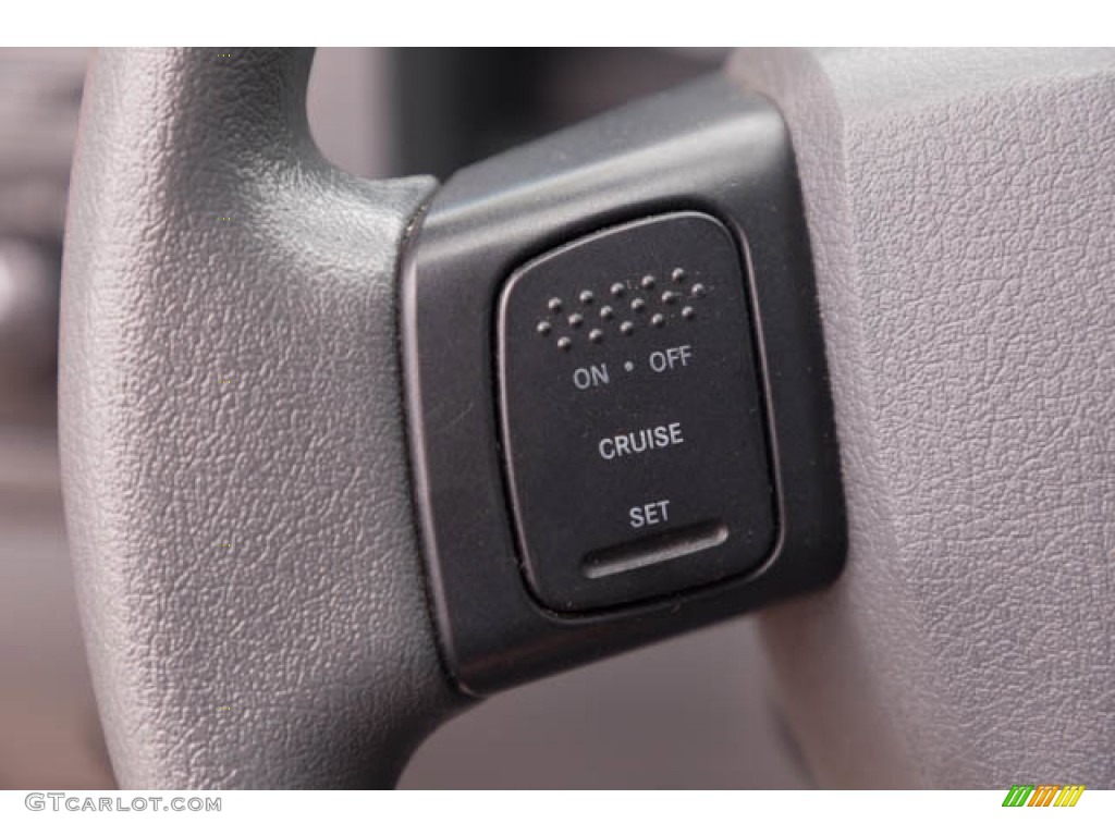 2007 Dodge Ram 1500 SLT Quad Cab Medium Slate Gray Steering Wheel Photo #146201586