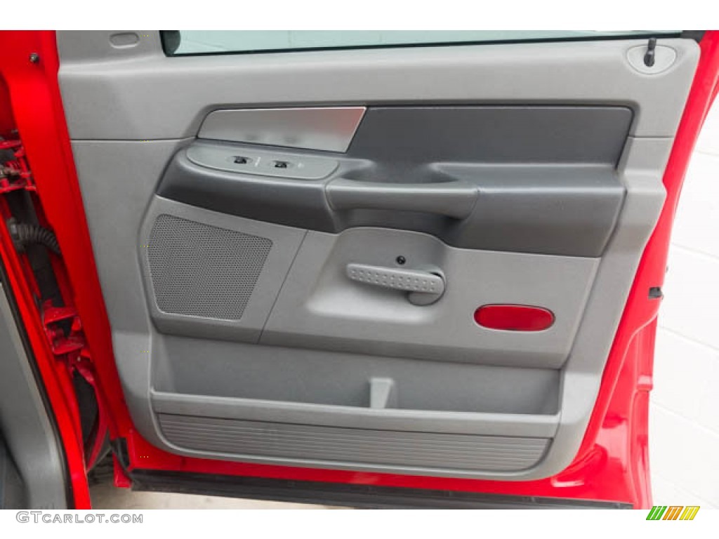 2007 Dodge Ram 1500 SLT Quad Cab Medium Slate Gray Door Panel Photo #146201856