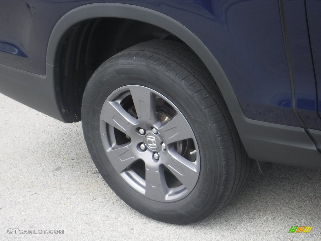 2020 Ridgeline RTL-E AWD - Obsidian Blue Pearl / Gray photo #3