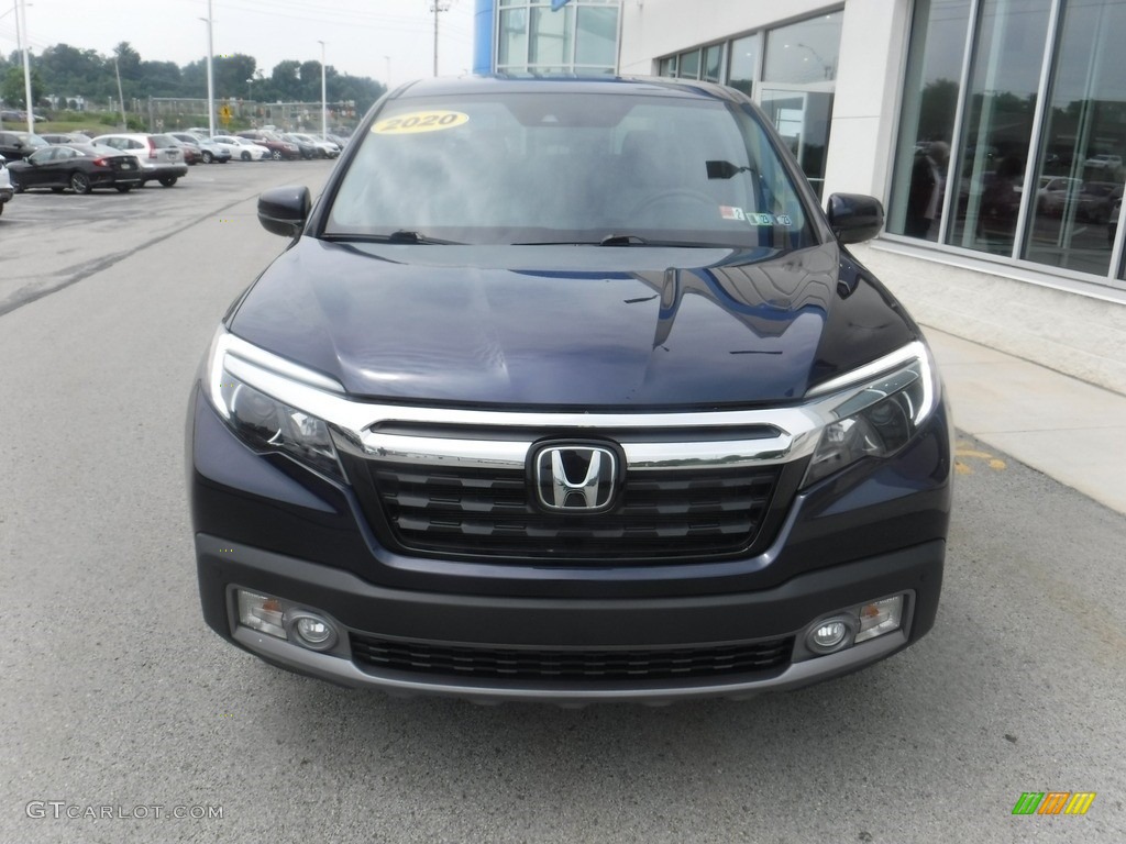 2020 Ridgeline RTL-E AWD - Obsidian Blue Pearl / Gray photo #4