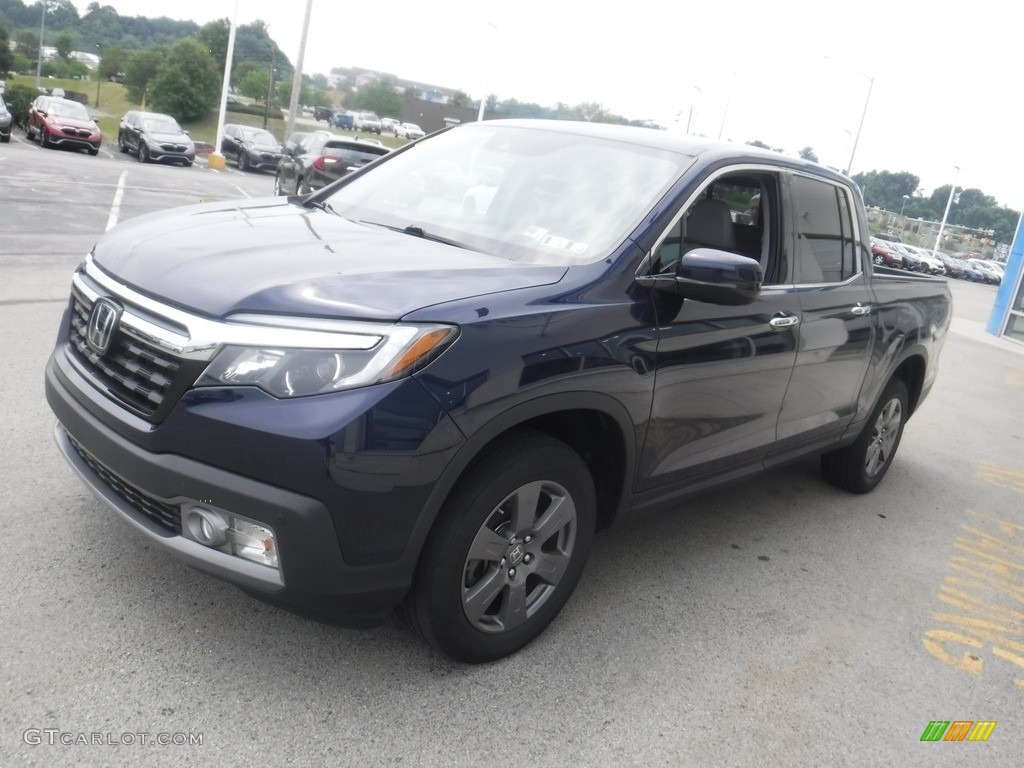 2020 Ridgeline RTL-E AWD - Obsidian Blue Pearl / Gray photo #5