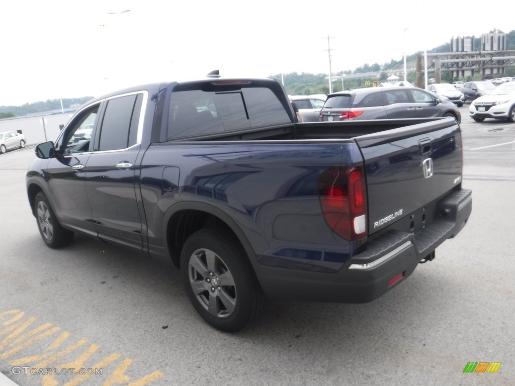 2020 Ridgeline RTL-E AWD - Obsidian Blue Pearl / Gray photo #7