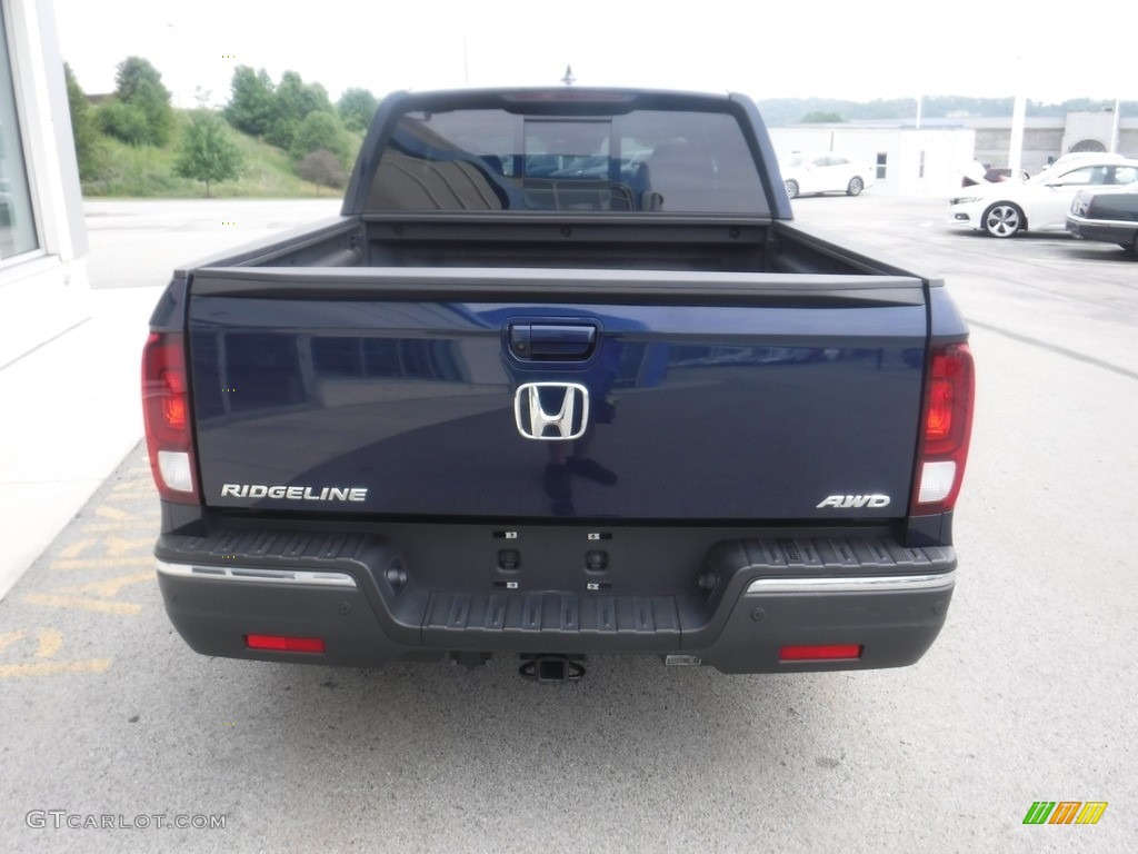 2020 Ridgeline RTL-E AWD - Obsidian Blue Pearl / Gray photo #8