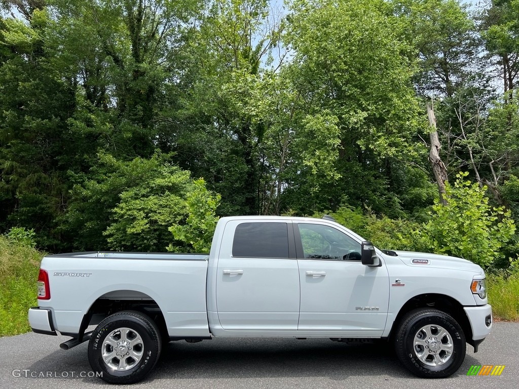 Bright White 2023 Ram 2500 Big Horn Crew Cab 4x4 Exterior Photo #146202213